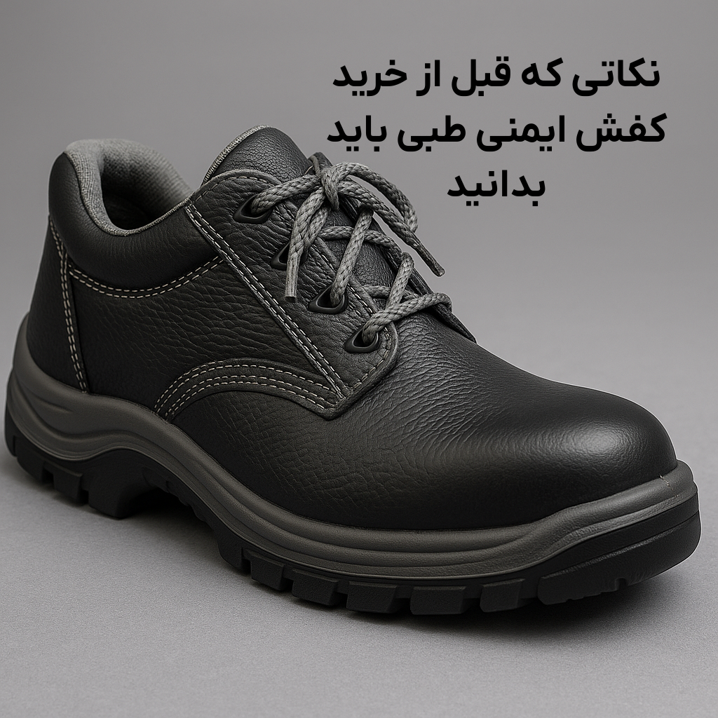 نکاتی که قبل از خرید کفش ایمنی طبی باید بدانید
